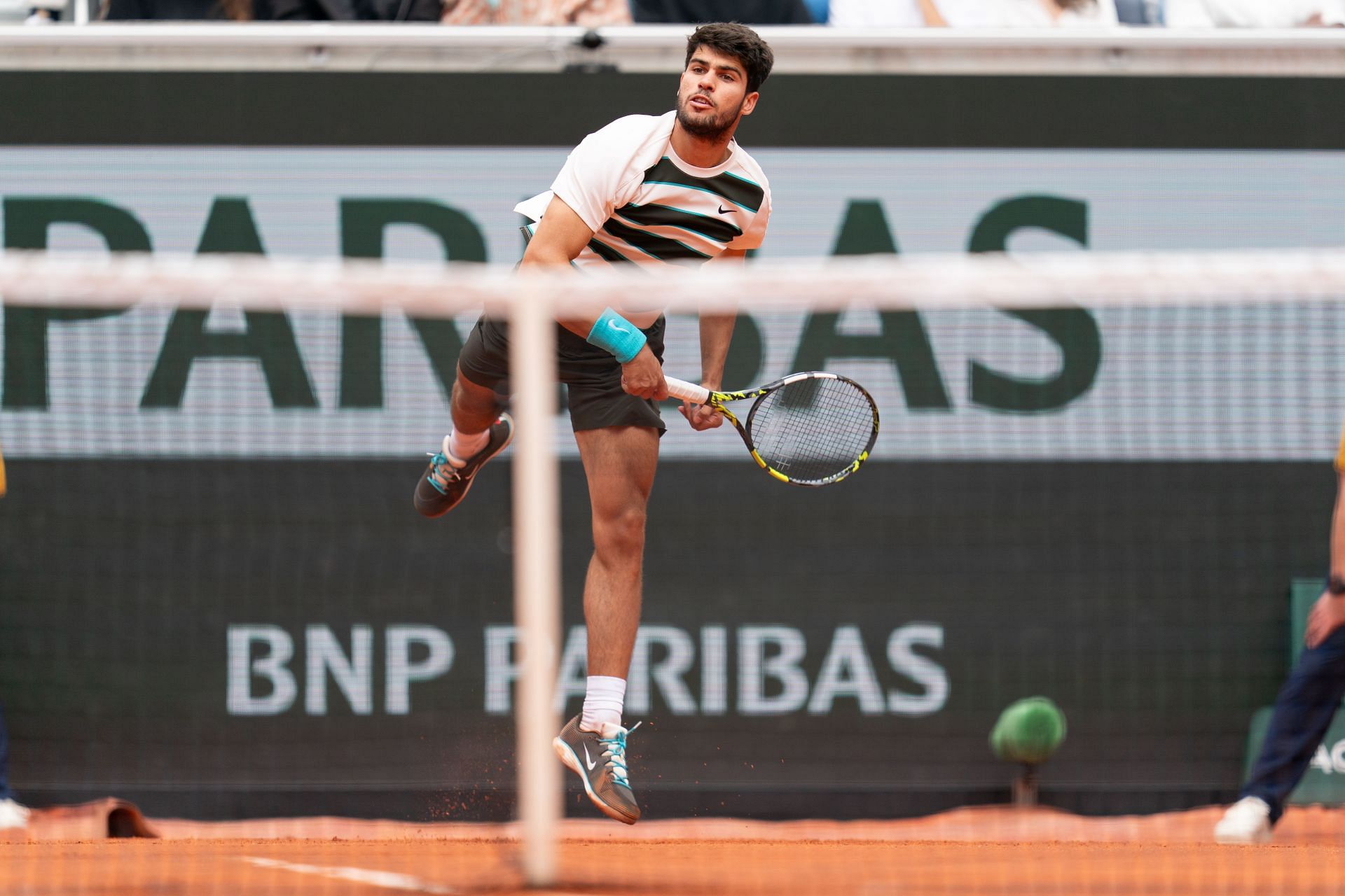 Carlos Alcaraz at the 2025 French Open - Source: Getty